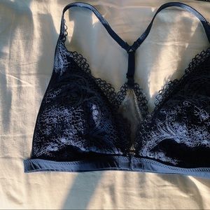 Navy Blue Lace Bralette